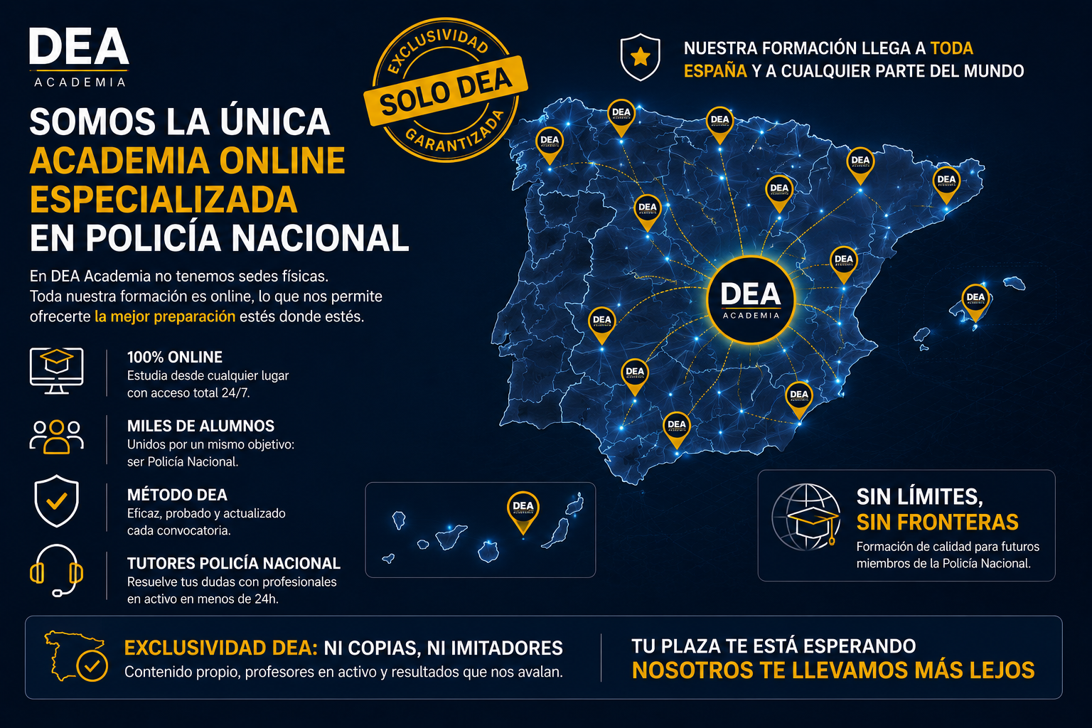 Mapa de exclusividad territorial DEA Partner