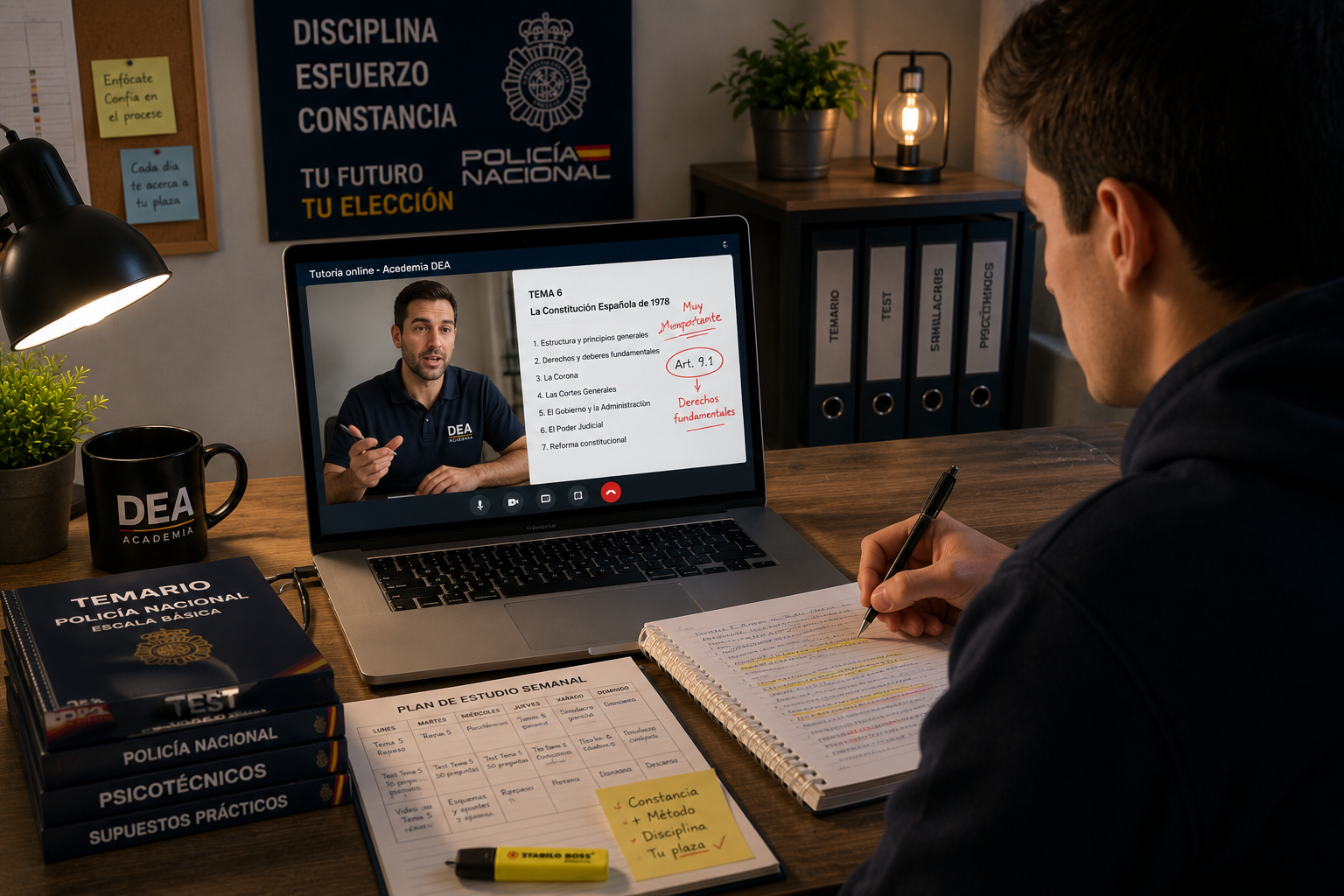 Tutoría online de Academia DEA